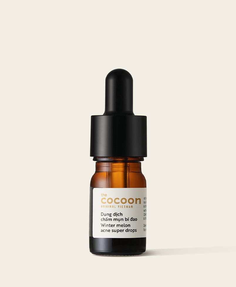 Combo Dung dịch chấm mụn bí đao Cocoon 5ml + Son dưỡng môi dầu dừa Bến Tre 5g