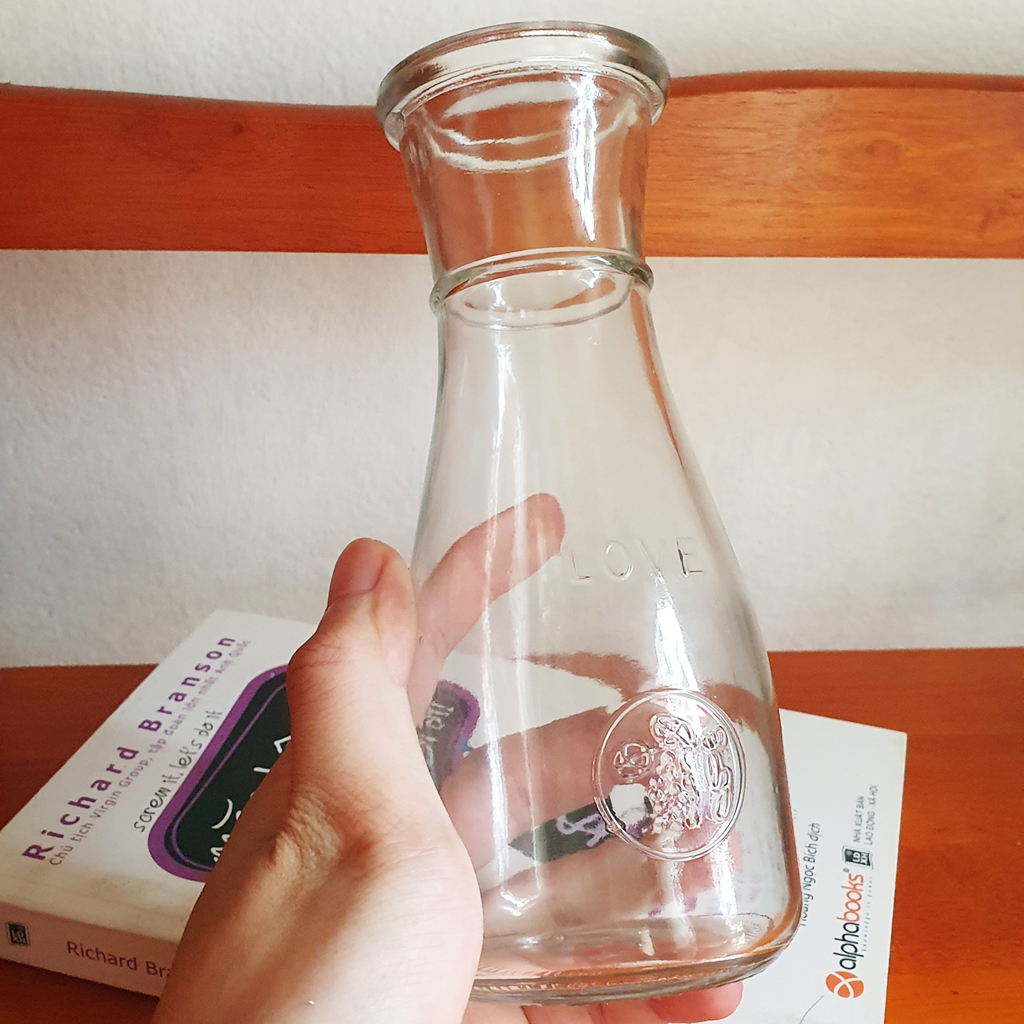 Ly , Lọ thủy tinh cắm hoa trang trí cực đẹp
