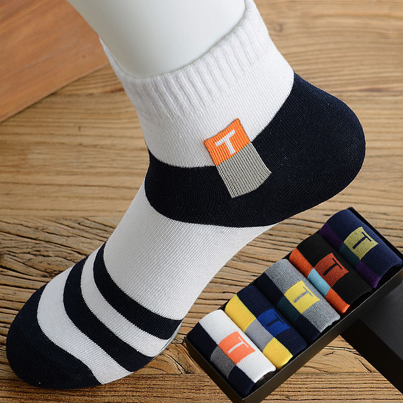 Set 5 Đôi Tất Cao Cổ Unisex Chữ T Siêu HOT