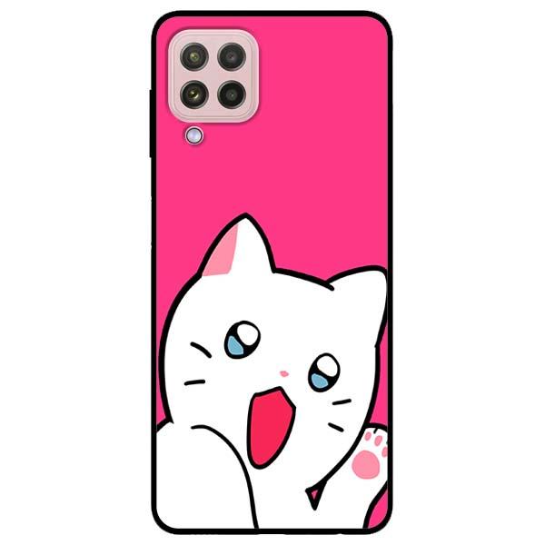 Ốp lưng dành cho Samsung Galaxy A22  / A22  - Mèo Trắng Dễ Thương