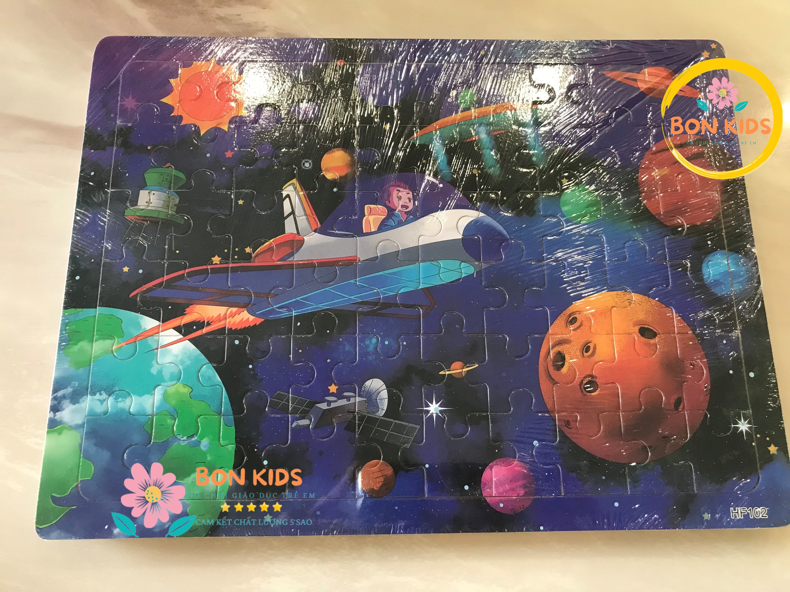 Đồ chơi tranh xếp hình 60 miếng puzzle - Đồ chơi giáo dục thông minh trẻ em