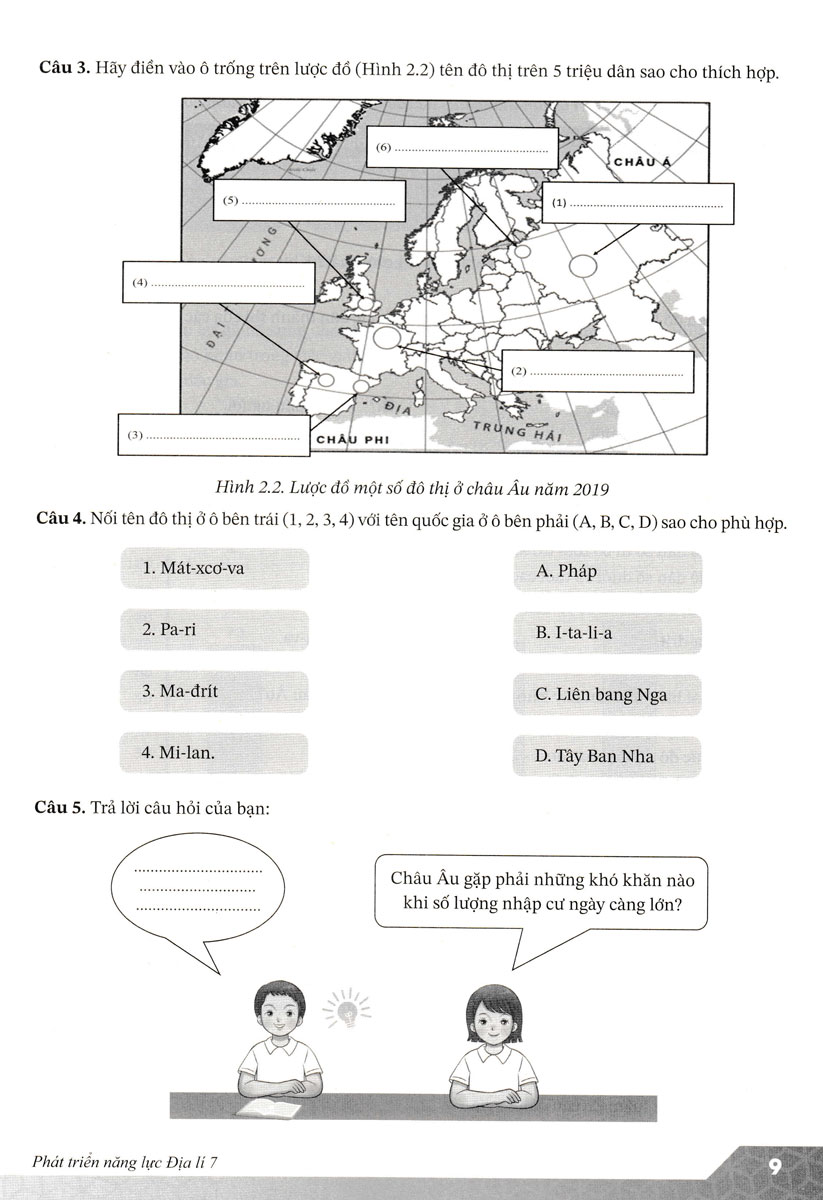 Phát Triển Năng Lực Địa Lí 7 ( Theo Chương Trình GDPT Mới Môn Lịch Sử - Địa Lí Cấp Trung Học Cơ Sở - ND)