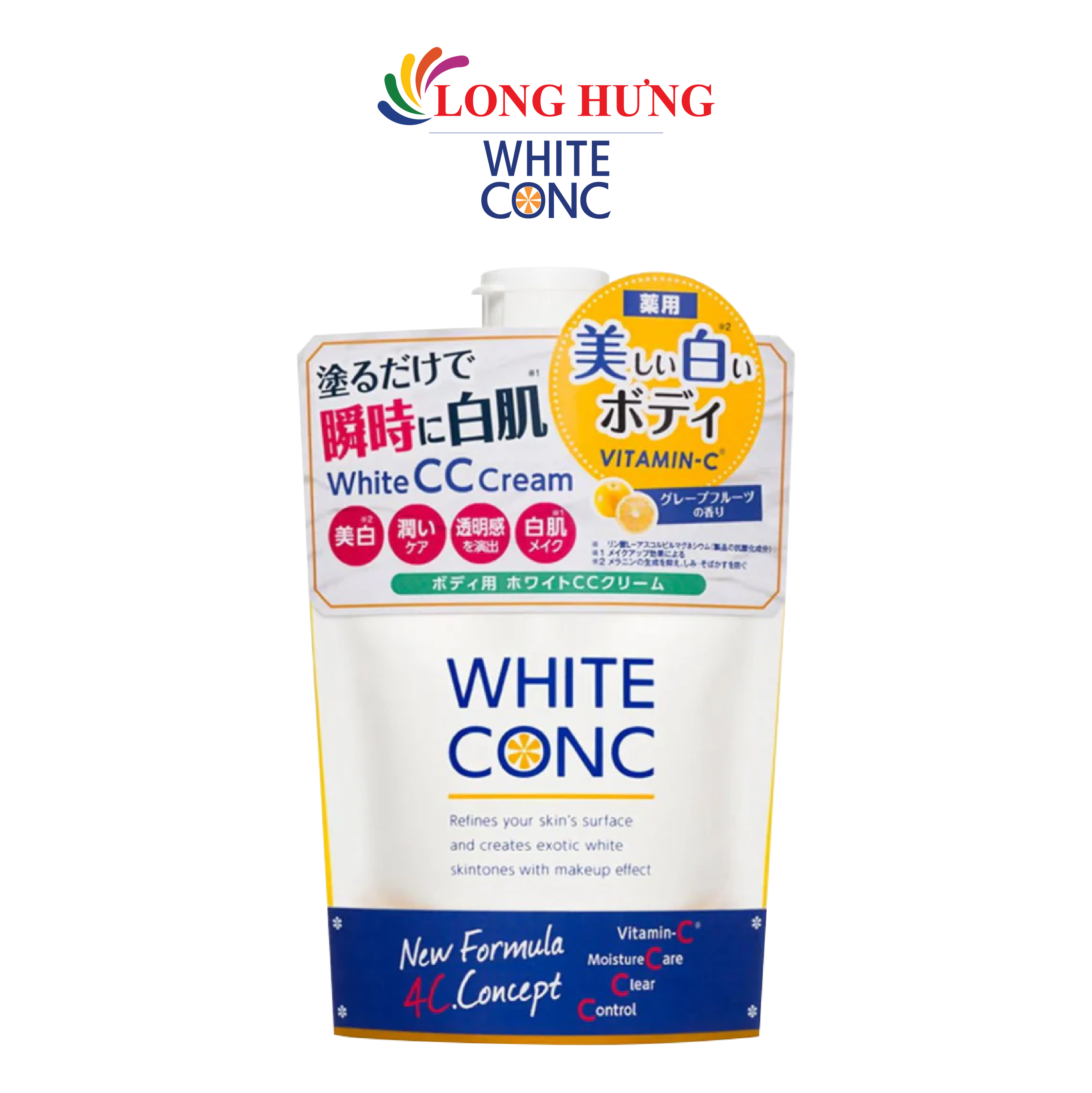 Kem dưỡng trắng da toàn thân White Conc White CC Cream C II (200g) - Hàng chính hãng