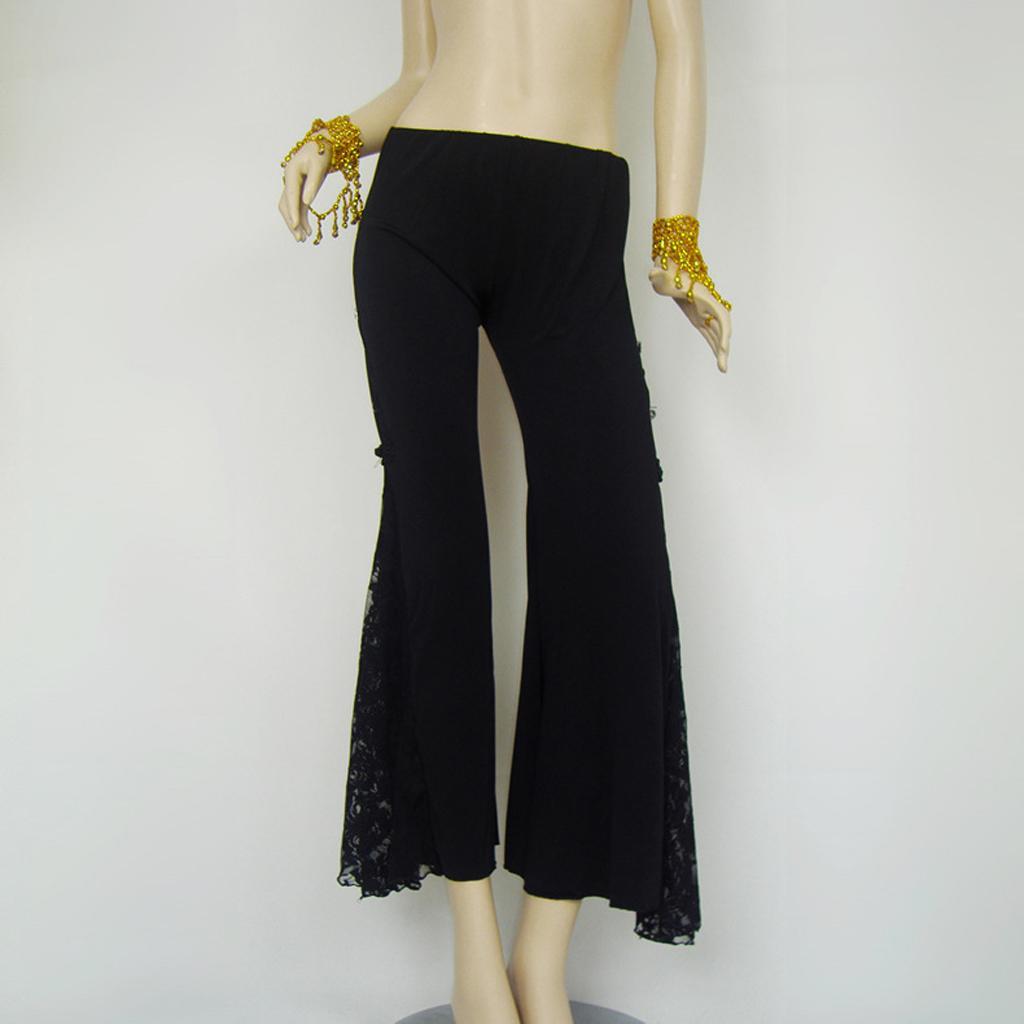 Women Belly Dancing Trousers Soft and Edge Latin Dance Yoga Pants