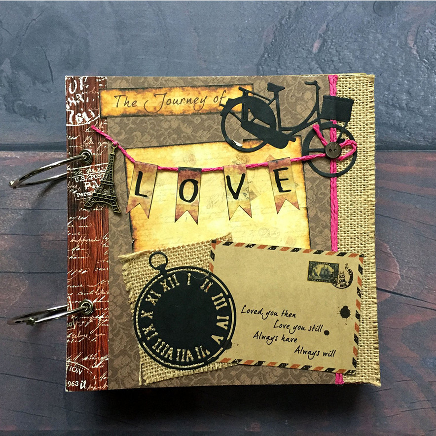 Album Ảnh Handmade Scrapbook THE JOURNEY OF LOVE