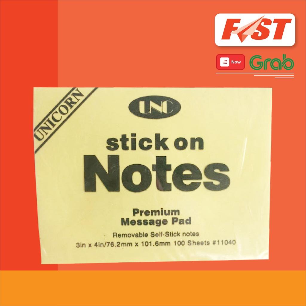 Giấy Note UNC 3x4 - 100 tờ