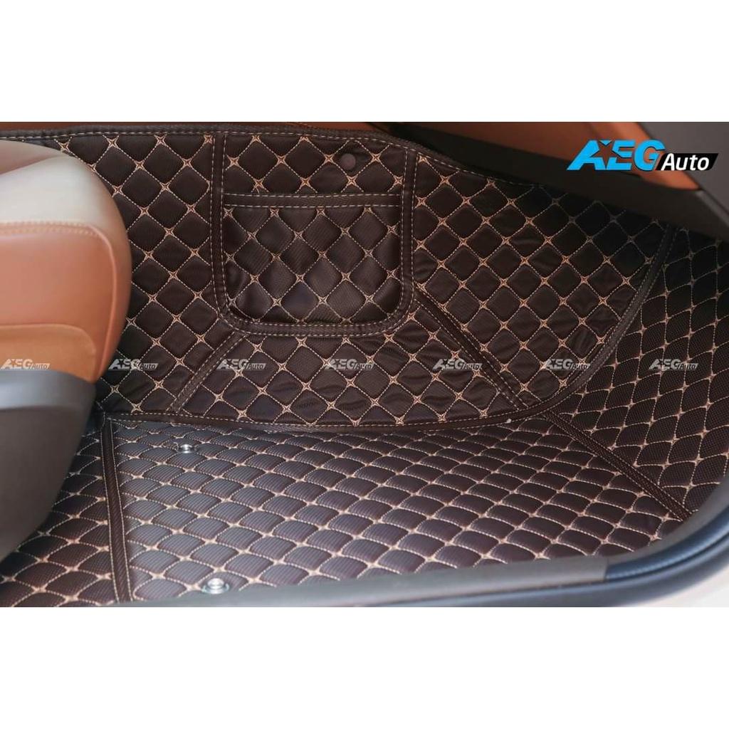 Thảm Lót Sàn Xe Vinfast VF5 2022- 2023, Thảm 5D mẫu da cao cấp, kết hợp rối sàn, Chuẩn Phom, Đa Dạng Mẫu Mã