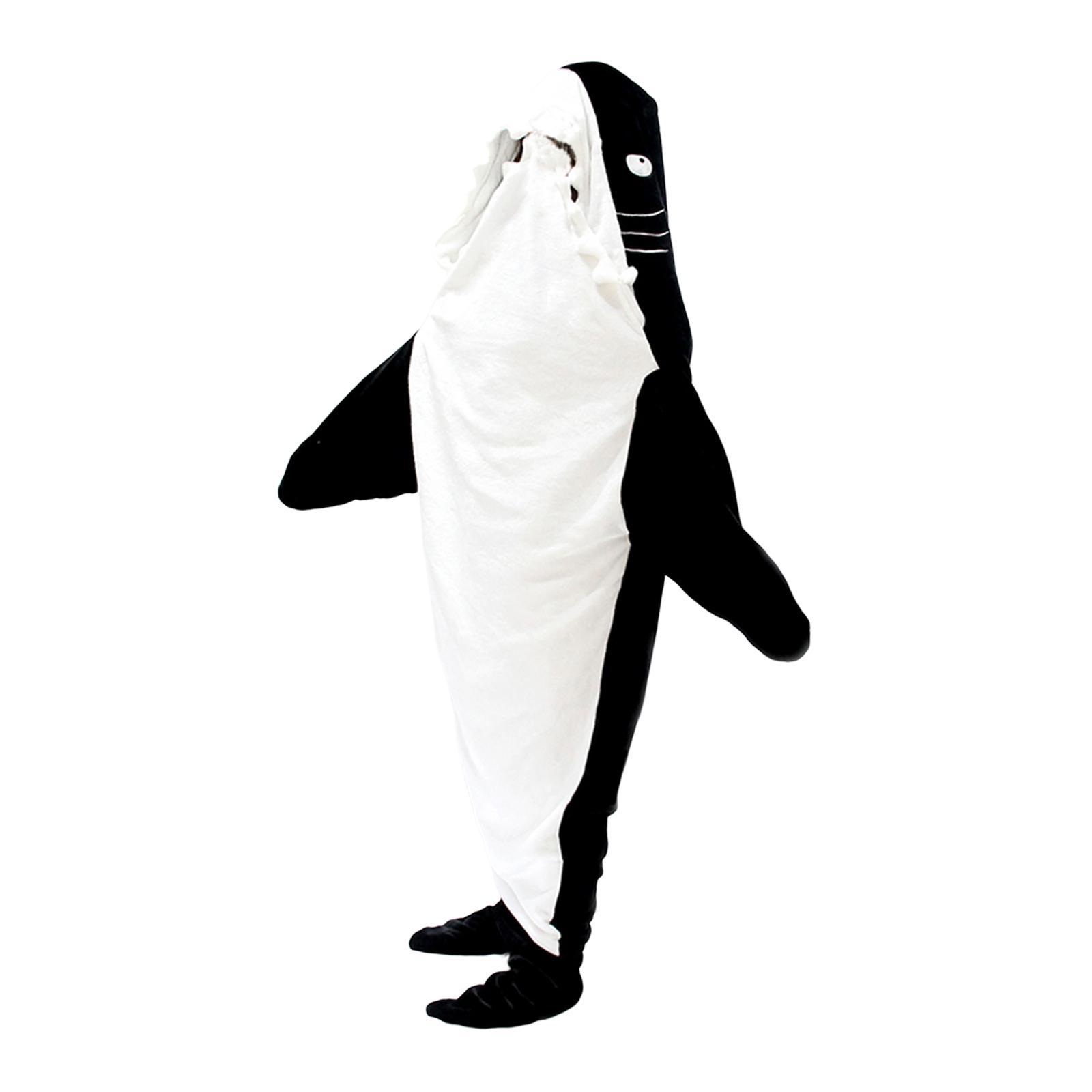 Wearable Shark Blanket Halloween Clothing Cozy Parties Cosplay Shark Costume