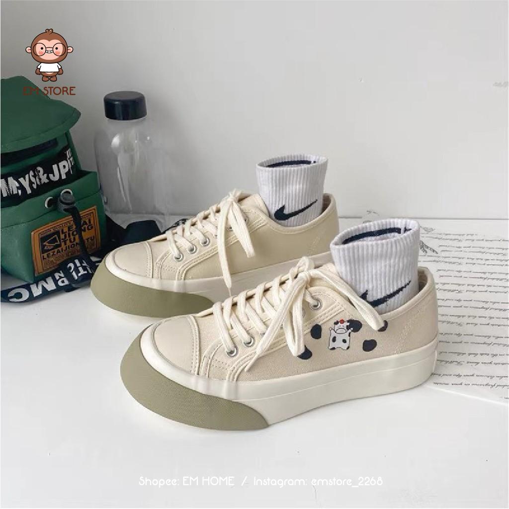 GIÀY SNEAKER COW| EM HOME | S0184