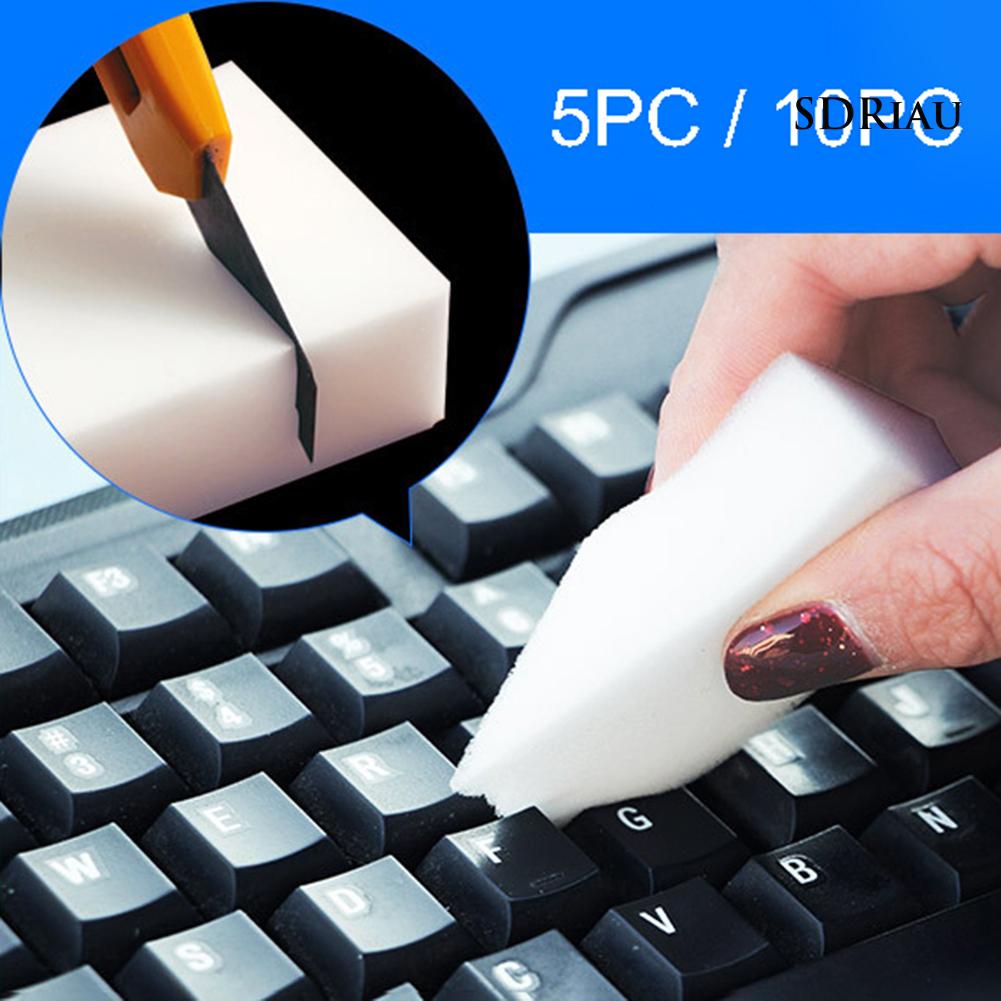 5 / 10 Miếng Bọt Biển Hình Chữ Nhật Làm Sạch Xe Hơi Đa Năng
