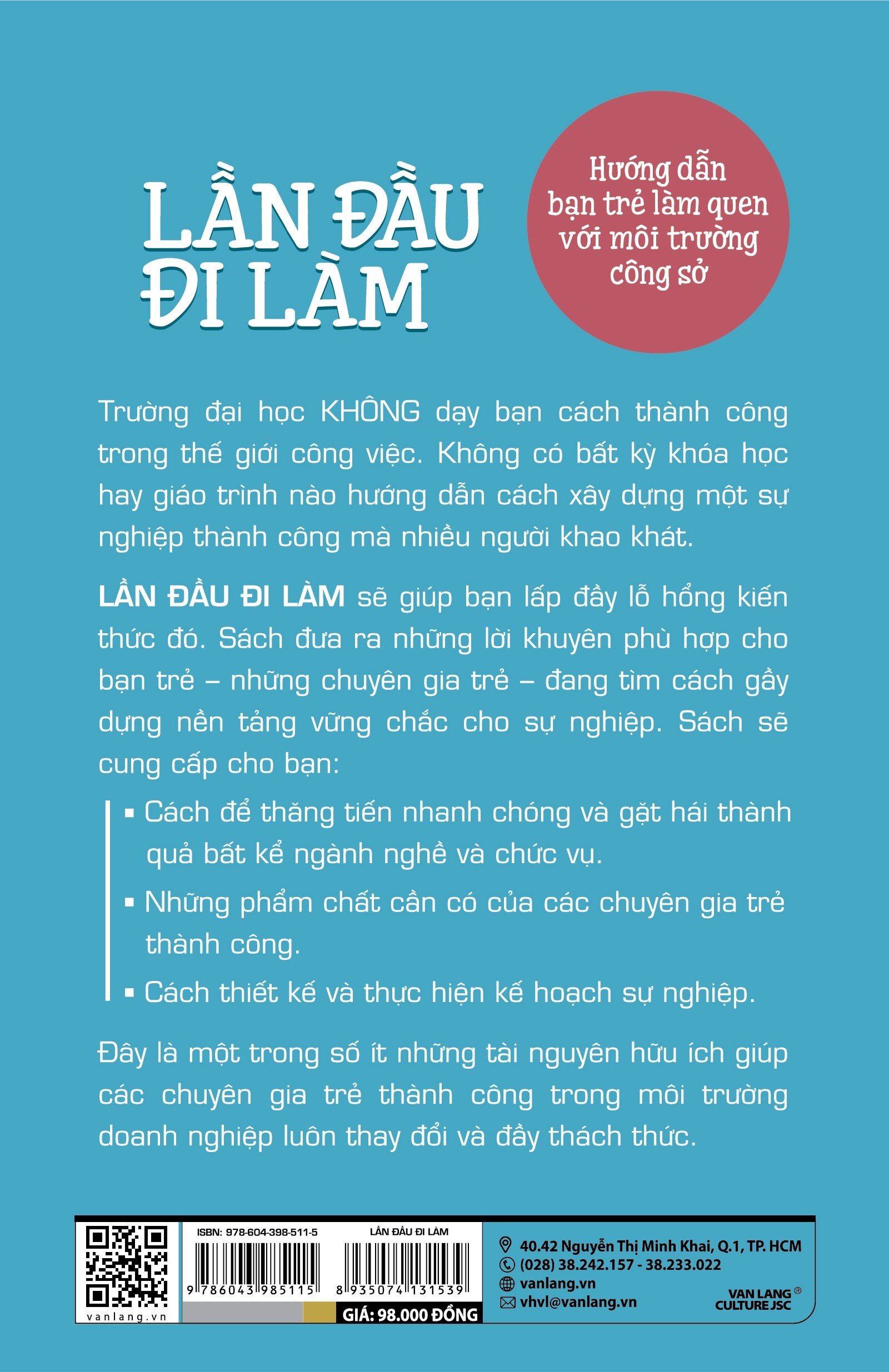 Lần Đầu Đi Làm - Vanlangbooks