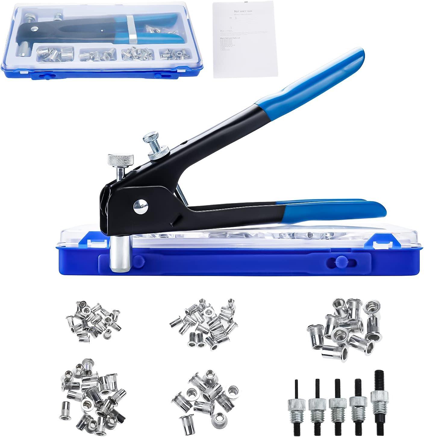 86 Cái Đinh Tán  M3 M4 M5 M6 M8 Có Ren Đai Ốc Đinh Tán Kìm Công Cụ Có Ren Chèn Bộ Đinh Tán