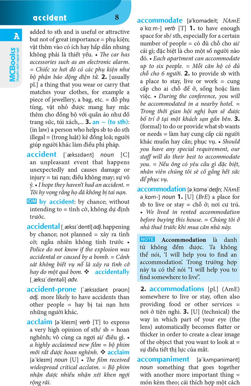 Từ điển Anh - Anh - Việt (Bìa Đen)