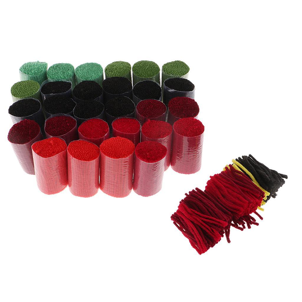 DIY Embroidery Two Dogs Canvas Latch Hook Rug Kit for Women Men W/ All Tools