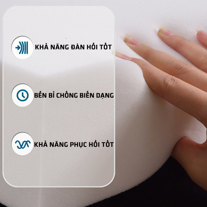 Ghế xoay văn phòng đệm lông vũ bọc da cao cấp