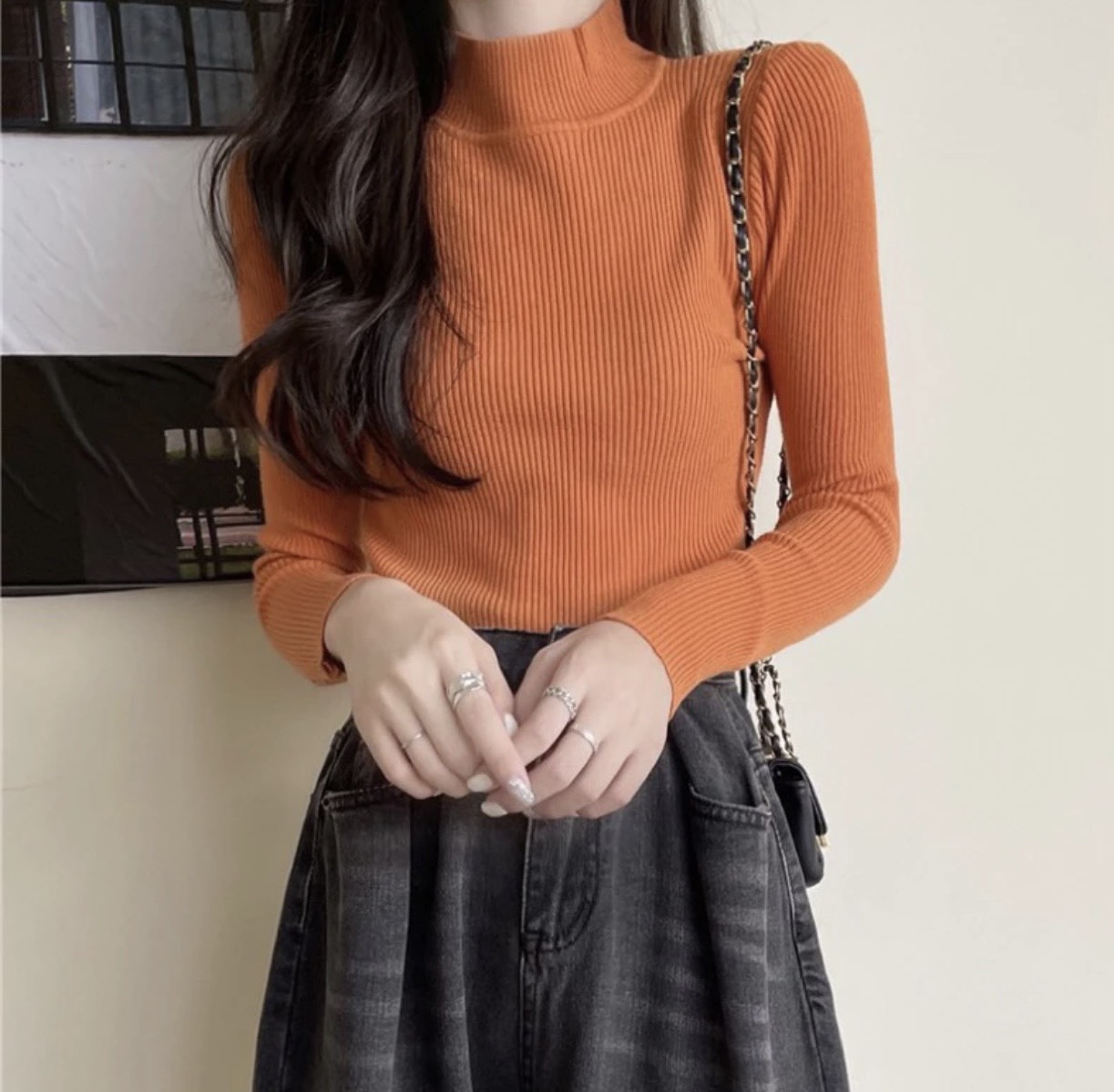 M997 Áo len cổ 3p