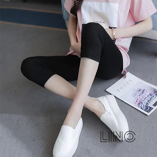 Quần LEGGING BẦU LỬNG cực chất 100% Cotton