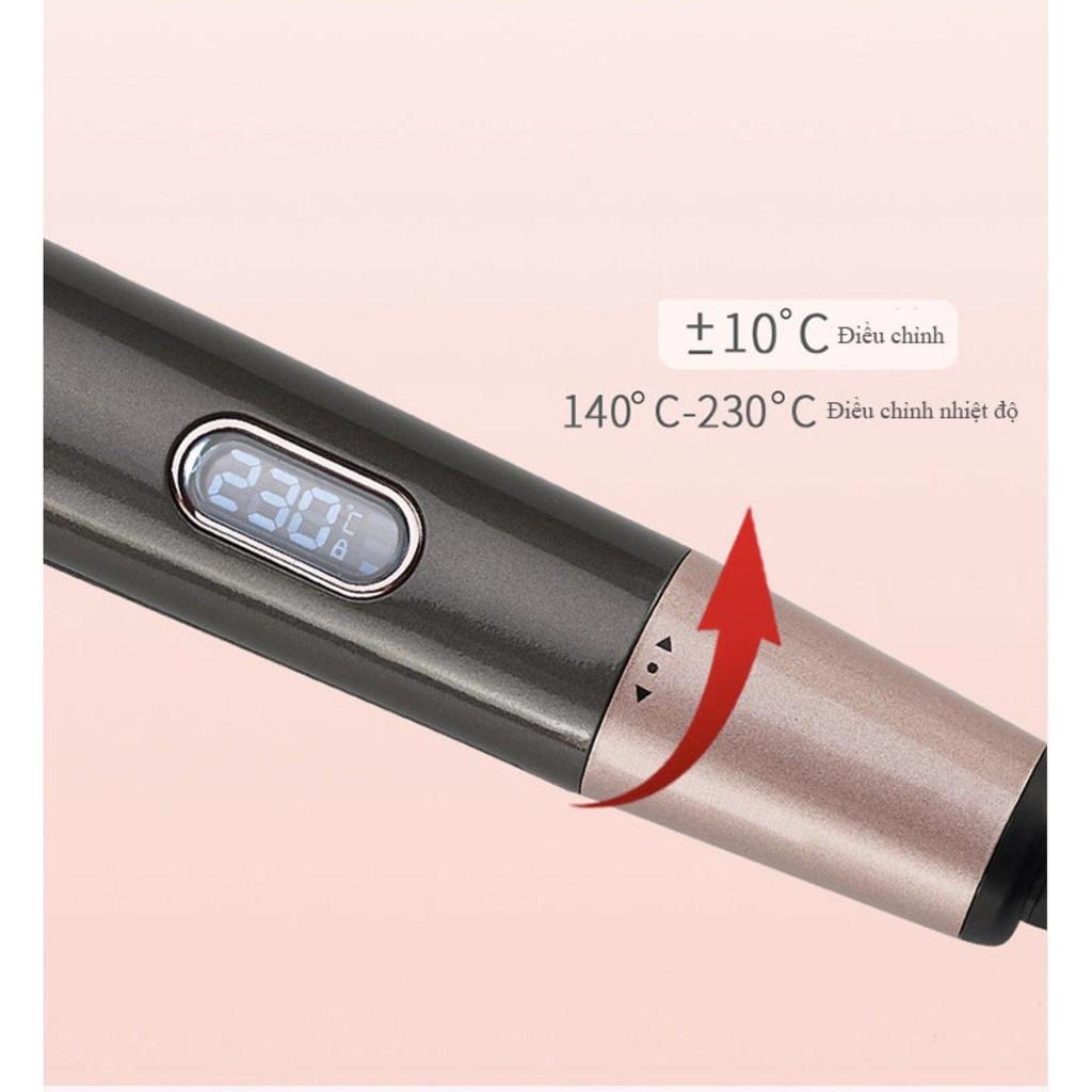 Máy uốn duỗi tóc, Lớp phủ men gốm xoay điều chỉnh nhiệt độ