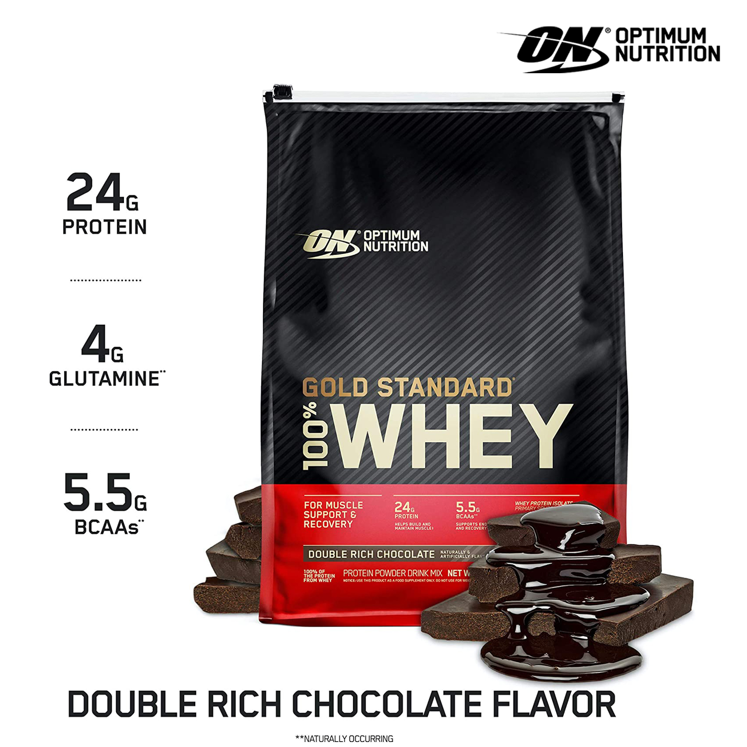 Gold Standard 100% Whey On 10lbs (4.54Kg) - Sữa Bổ Sung Protein Hỗ Trợ Tăng Cơ Optimum Nutrition