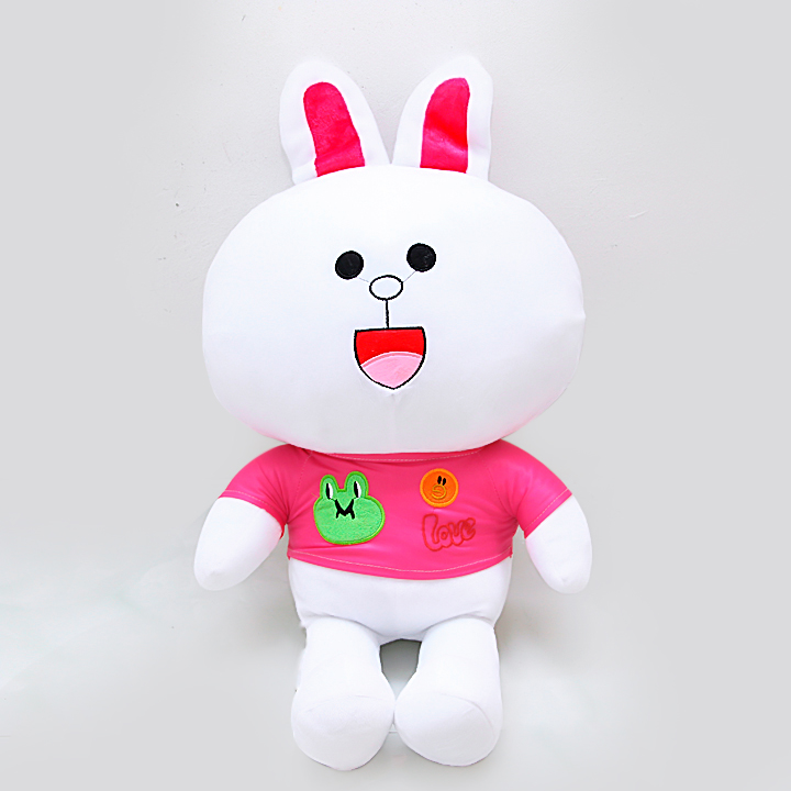 Gấu bông Thỏ cony áo hồng cao cấp 70cm