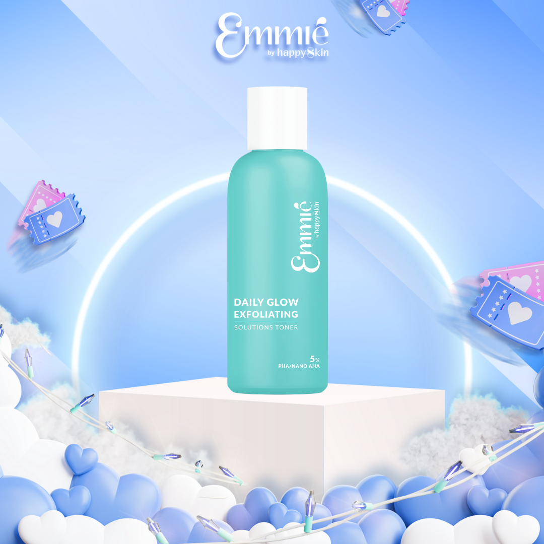 Nước hoa hồng và tẩy tế bào chết 5% PHA/ NANO AHA 230ml Emmié by HappySkin