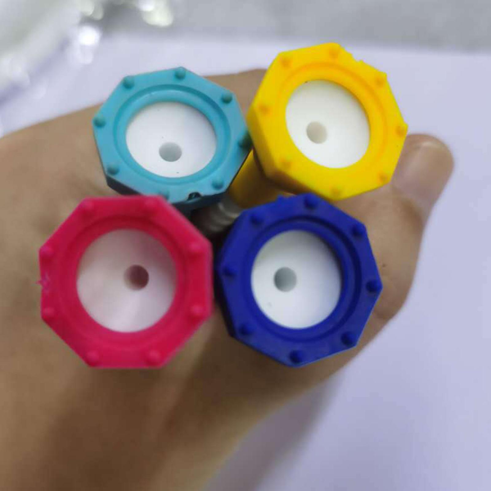 5 Pack Rubber Cushion Top Golf Tees 3.4inch Random Color Golf Practicing for Golfer