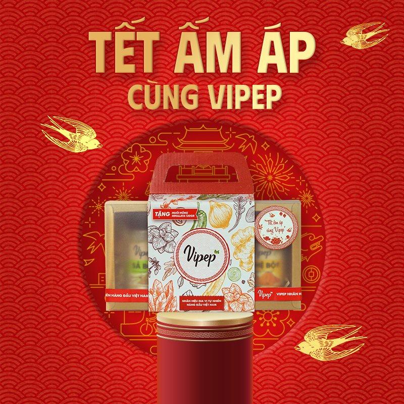 Giỏ Quà Tặng Tết Ấm Áp Vipep Gia Vị Đặc Sản Truyền Thống Việt Nam Làm Quà Tặng Gia Đình, Quà Biếu Tết Doanh Nghiệp 2023.