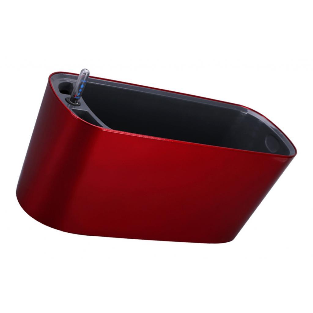 Self Watering Planter Flower Pot Indoor Outdoor Home Garden Decor Red
