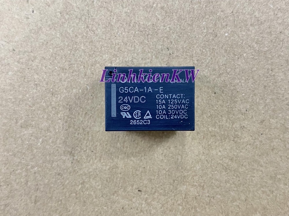 Rơ le G5CA-1A-E 24VDC Relay 24V 10A 4 chân mới chính gốc 100%.