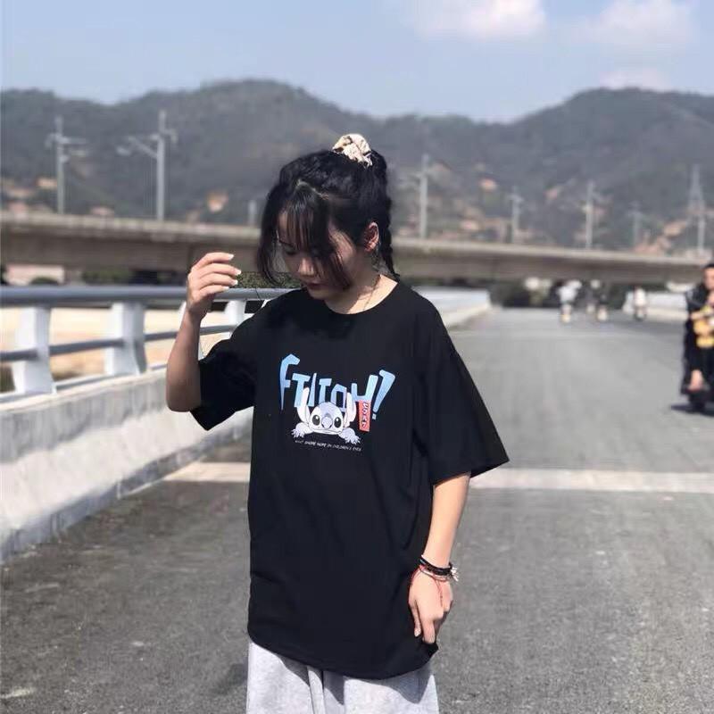 Áo thun tay lỡ unisex Couple Ăn Mỳ form rộng nam nữ phong cách ulzzang