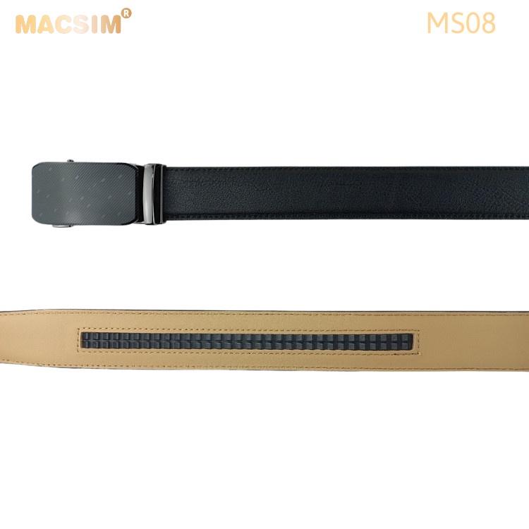Thắt lưng nam da thật cao cấp nhãn hiệu Macsim MS08