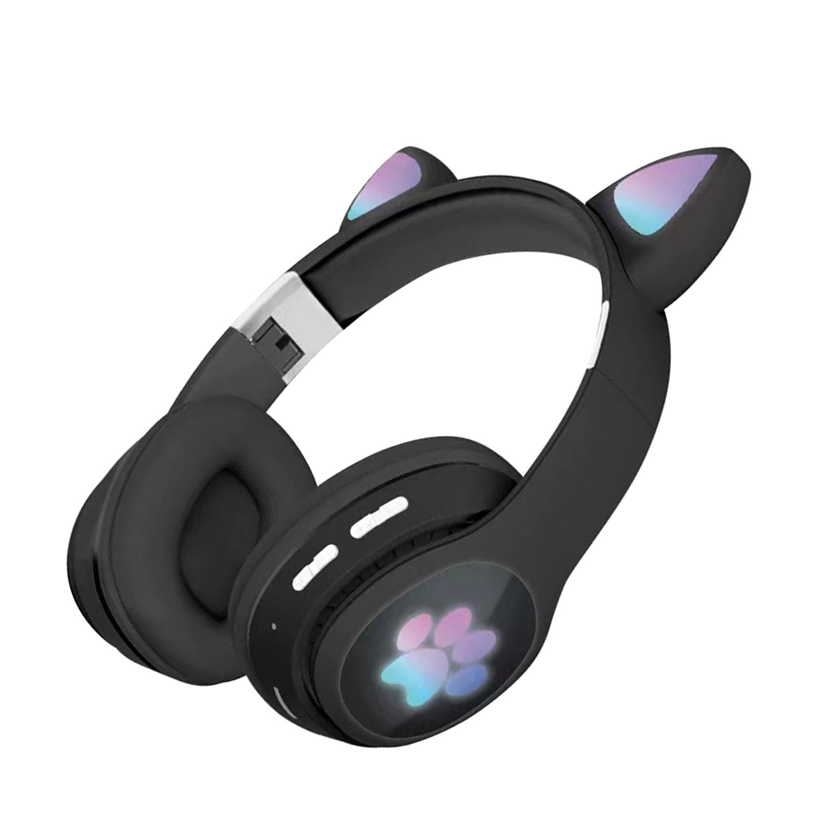 Over-Ear Headphones Foldable Soft Earmuffs High Sensitivity Sports