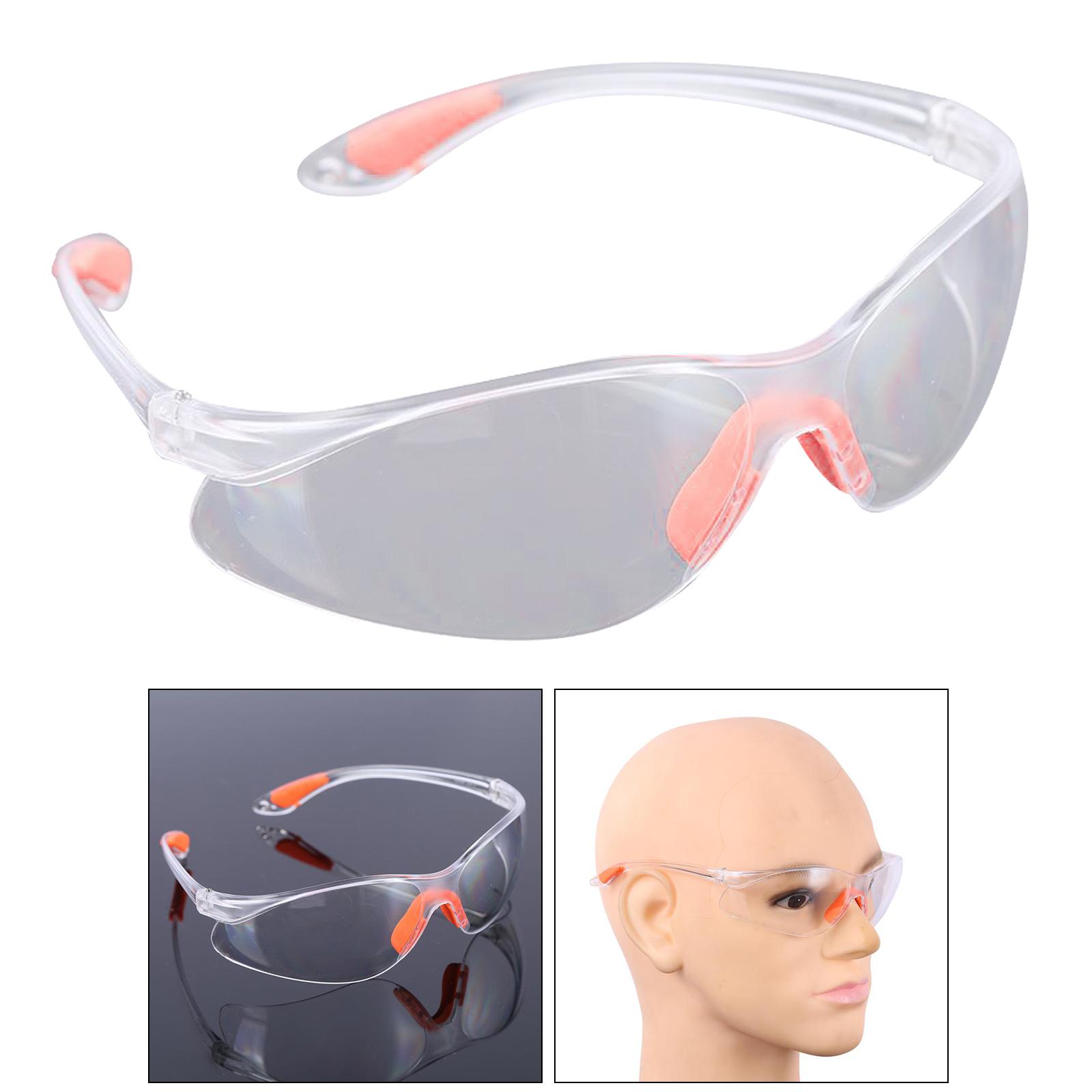 2xSafety Glasses Transparent Work Glasses Perfect Eye Protection for Women Men White