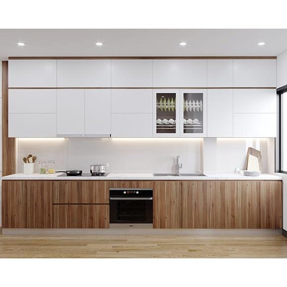 Tủ Bếp Gỗ MDF Phủ Melamine Chống Xước Lõi Mịn