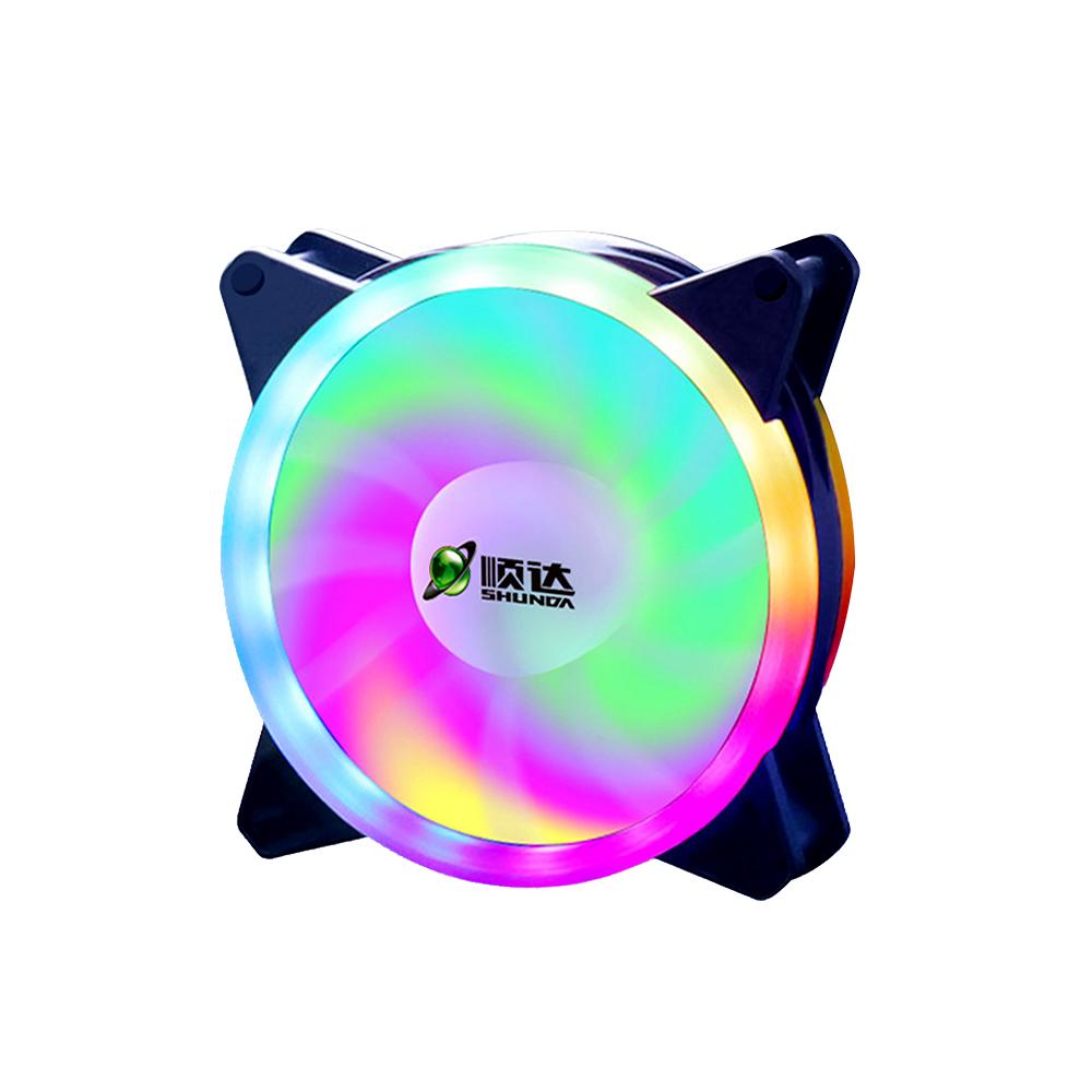 Bo mạch chủ SYNC 120mm RGB Case Fan Chassis Cooler tốc độ có thể điều chỉnh / điều khiển từ xa