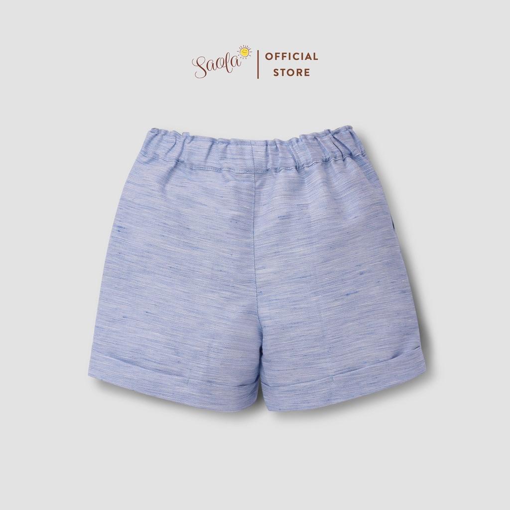 Quần Short Linen Cho Bé Trai - ROY SHORTS - PAL007 - SAOLA KIDS CLOTHING