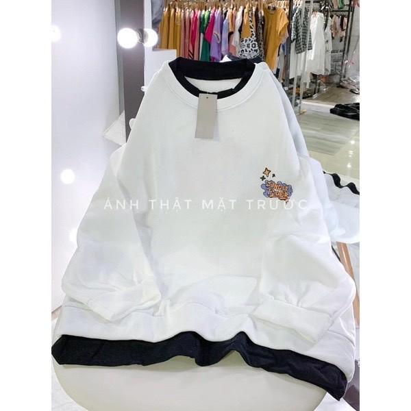 Áo Sweater JUNGLE Chất Nỉ Ngoại Dày Dặn Áo Sweater Tay Bồng Form Rộng Unisex