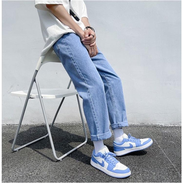 Quần jean baggy jeans nam ống suông rộng phong cách bụi style hàn quốc TR01 PATADOSHOP