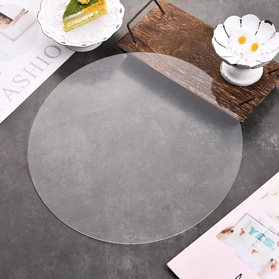 Tấm Mica tròn 9cm - dày 2mm - nhiều màu sắc