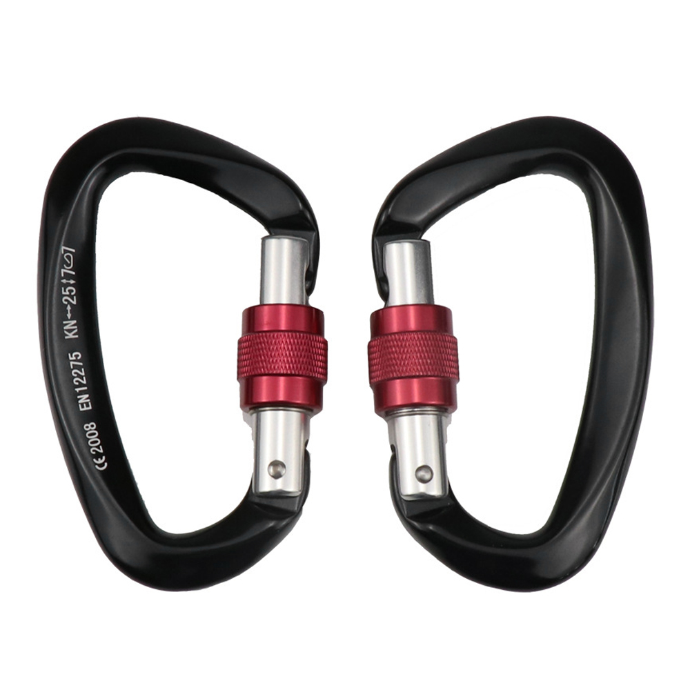 Thiết Bị Leo Núi Leo Núi Khóa Vít Carabiner 25KN