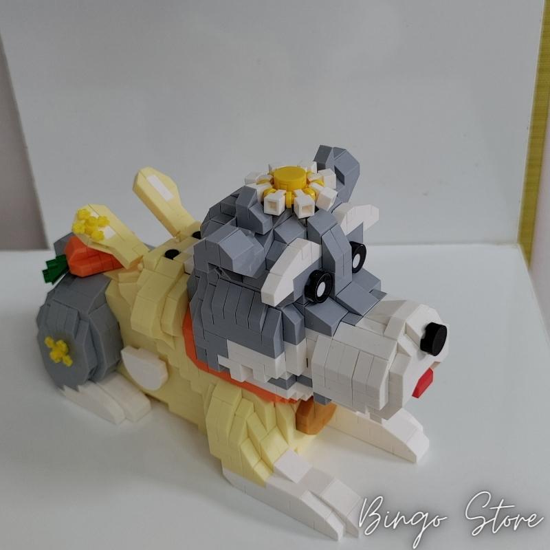MÔ HÌNH LẮP RÁP CHÓ SCHNAUZER 946 CHI TIẾT