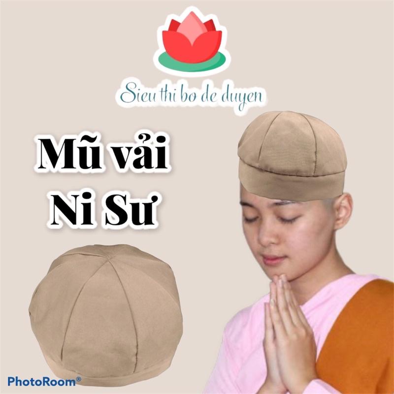 MŨ NÓN VẢI FREE SIZE DÀNH CHO SƯ CÔ NI SƯ_SIÊU THỊ PHẬT GIÁO BỒ ĐỀ DUYÊN