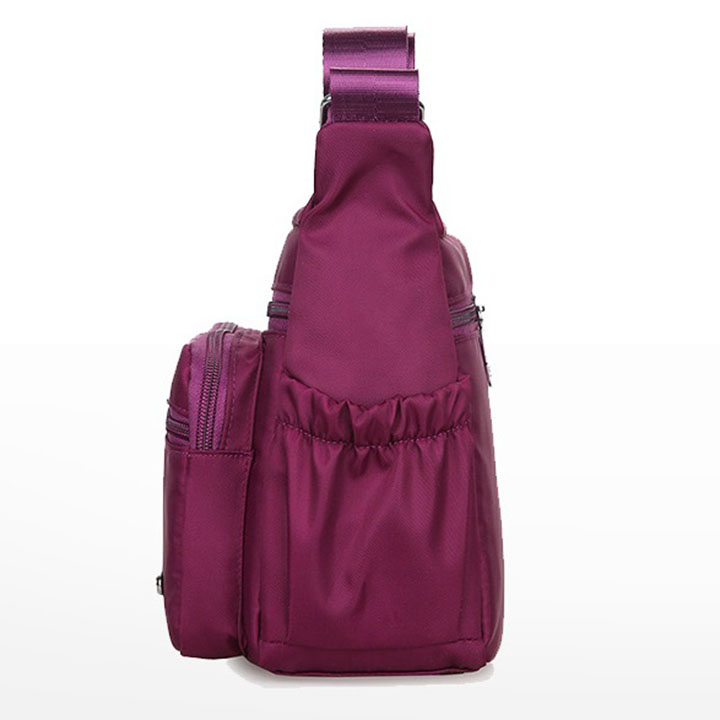 Túi đeo chéo 5 ngăn vải dù oxford chống nước chống xước siêu bền size 25cm TUI-20