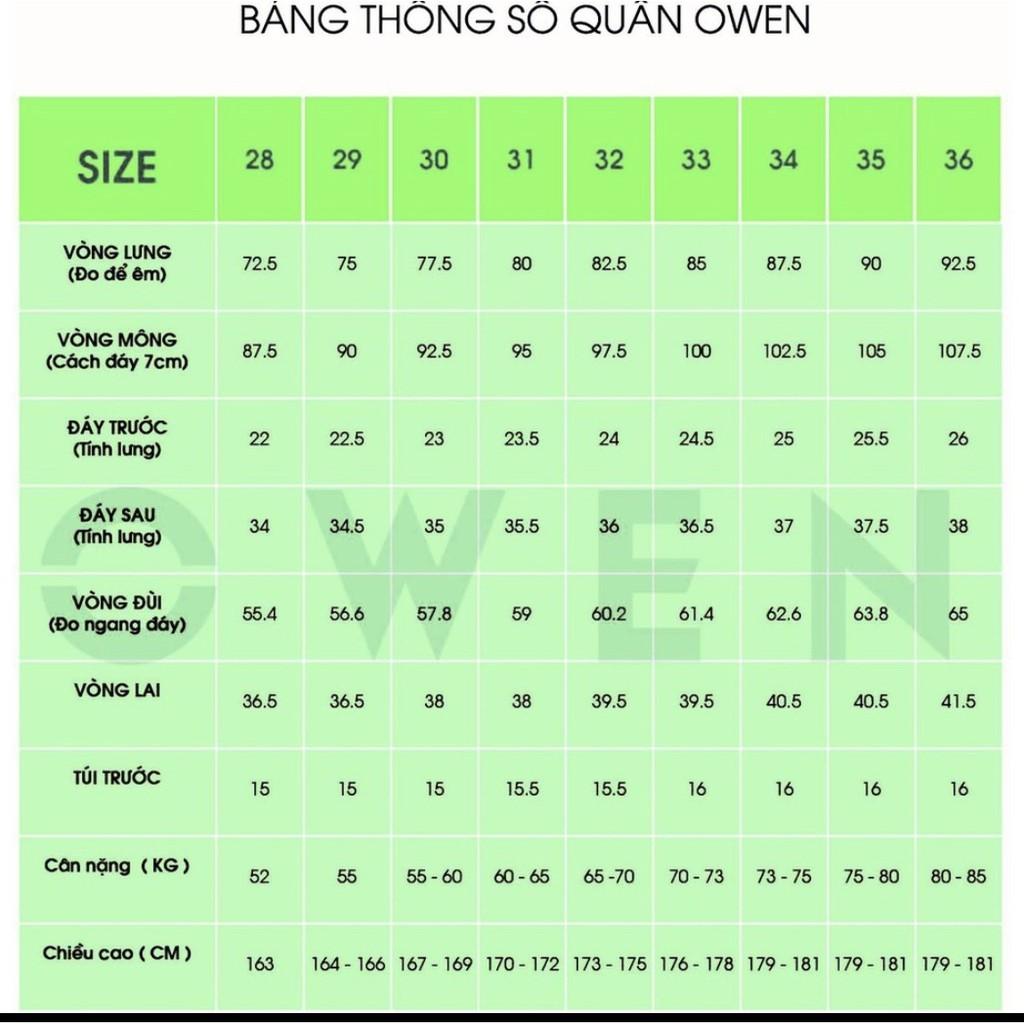 OWEN - Quần âu nam màu Xanh Navy dáng SLIMFIT có cạp tăng đơ co dãn - DÁNG ÔM chất nano co dãn 220508