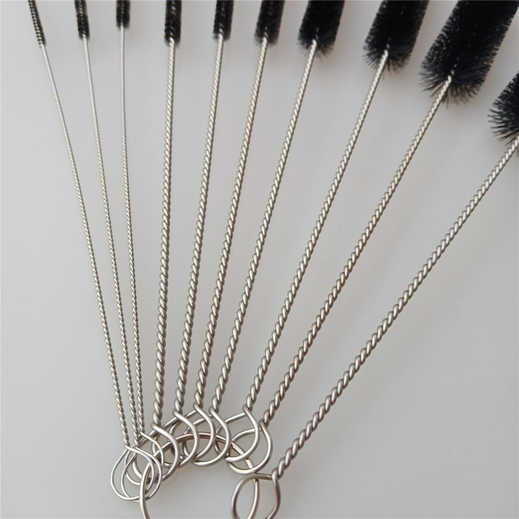 20pcs 20cm Abrasive Wire Brush Pipe Tube Cleaning Brush for Bottles,Test Tubes