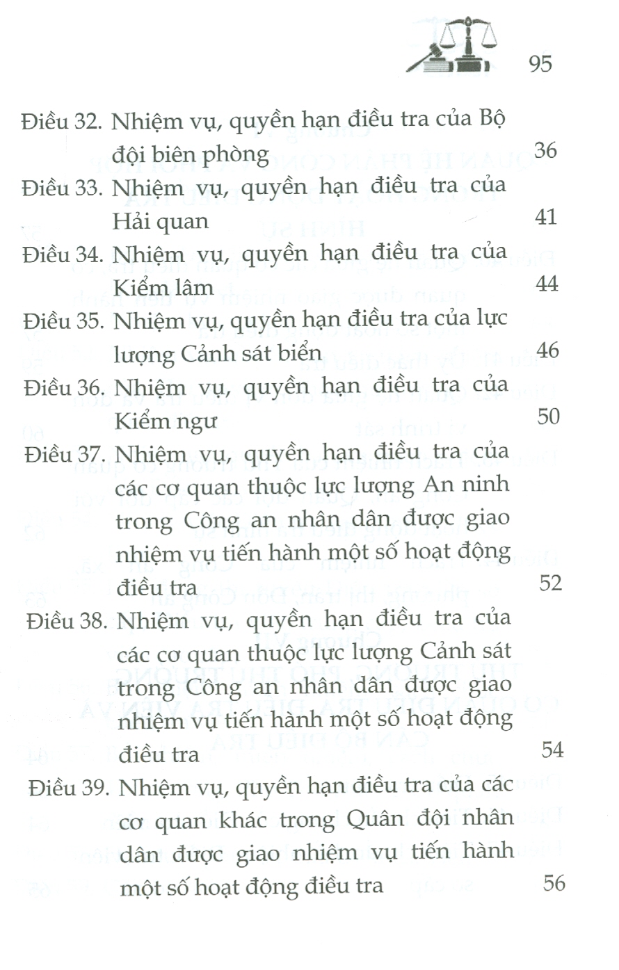 Luật Tổ Chức Cơ Quan Điều Tra Hình Sự