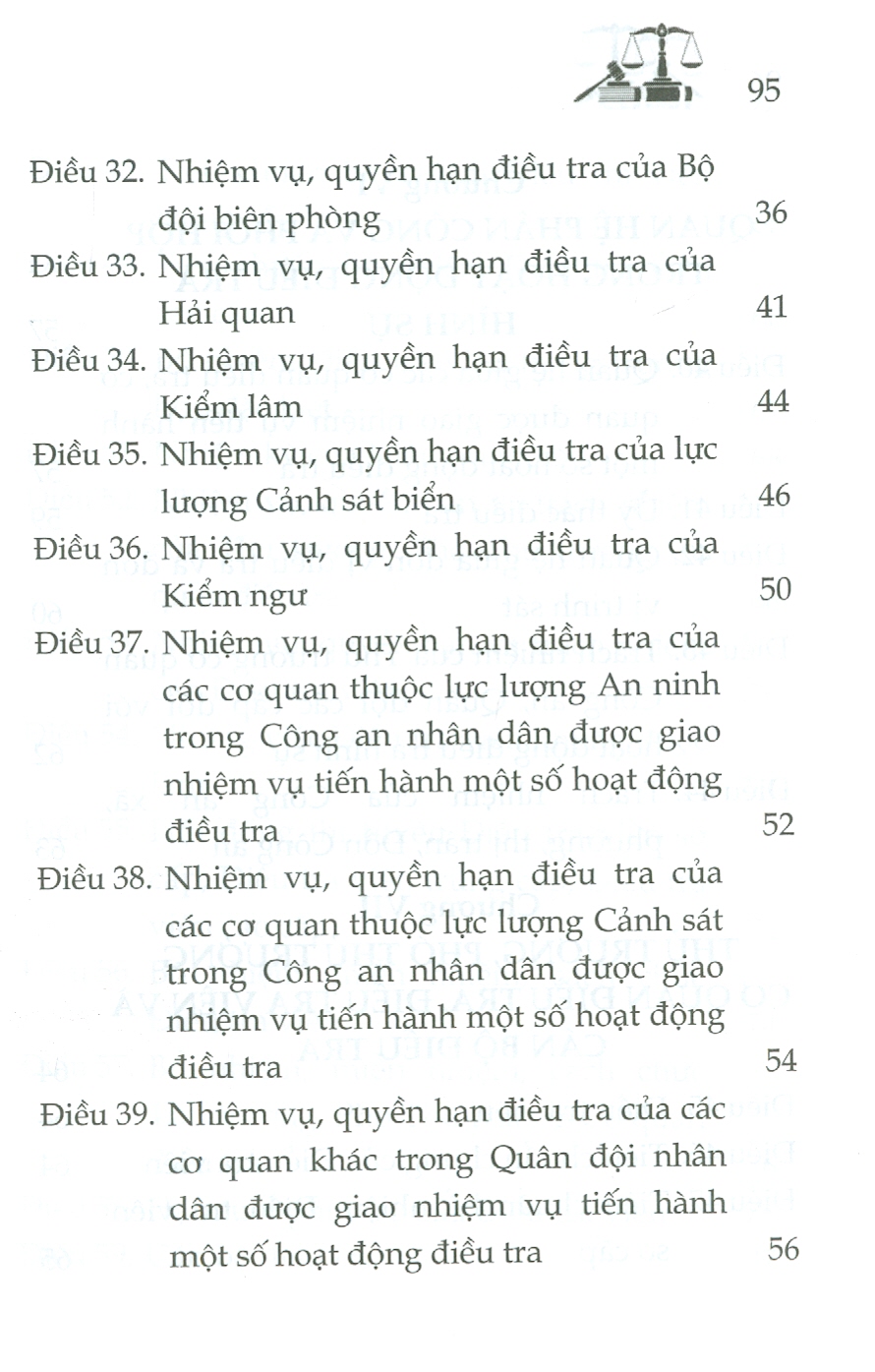 Luật Tổ Chức Cơ Quan Điều Tra Hình Sự (Được Sửa Đổi, Bổ Sung Năm 2021)