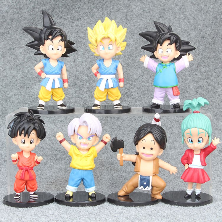 Bộ 07 Mô Hình Trong Truyện Dragon Ball ( Cao 10-12cm )