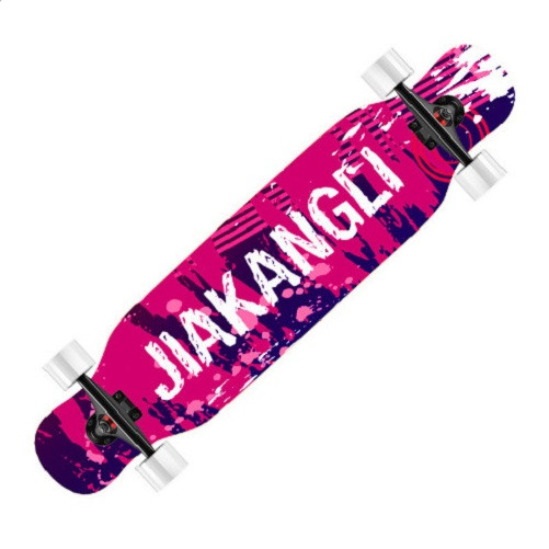 Ván Trượt Dài Longboard 107cm, Mặt Nhám + Bánh Cao Su Pu+ Trục Hợp Kim