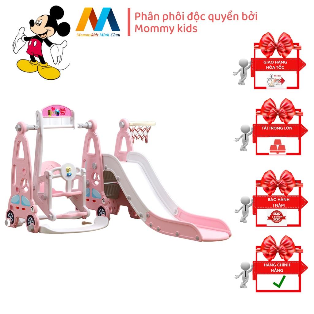 Cầu Trượt Xích Đu MOMMYKIDS MINH CHÂU MẪU Ô TÔ CHO Bé TỪ 1-6 TUỔI THÀNH CAO